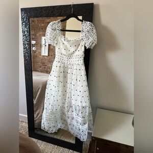 NWT Self Portrait Lace Midi Dress